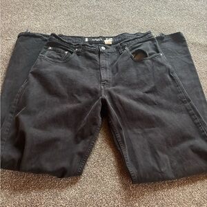 Men’s Sz 36x36 distressed Levi’s Silver tab Baggy Black Denim Jeans grunge usa